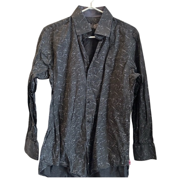 English Laundry Shirt Mens Size 32/33 Black Long Sleeve Button Down Outdoor - Picture 1 of 5